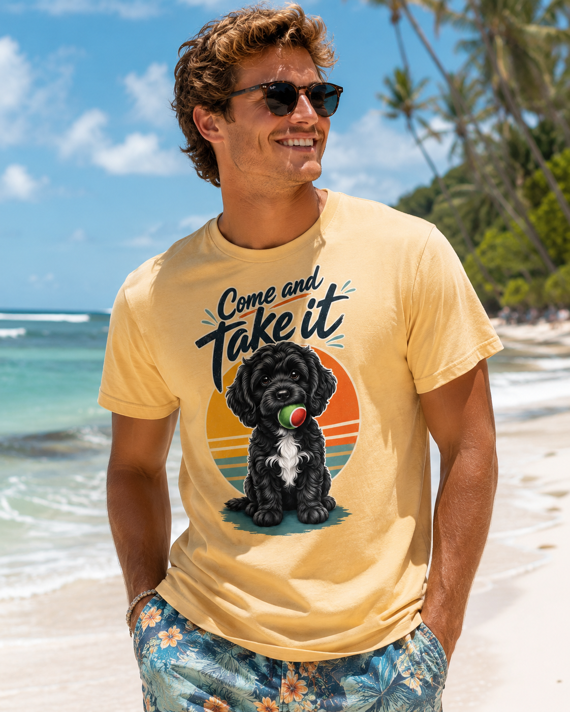 Cockapoo "Come and Take It" Unisex Tee