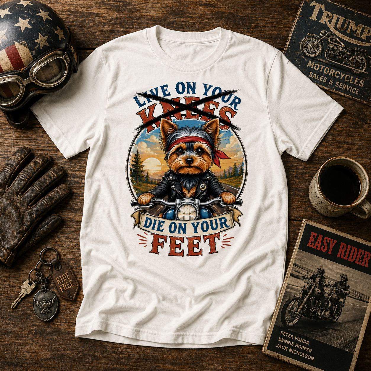 Yorkie "Freedom" Unisex Tee