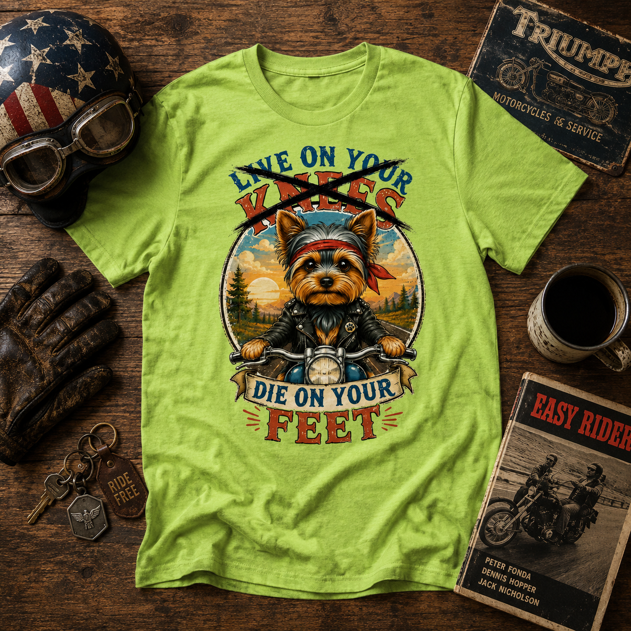 Yorkie "Freedom" Unisex Tee