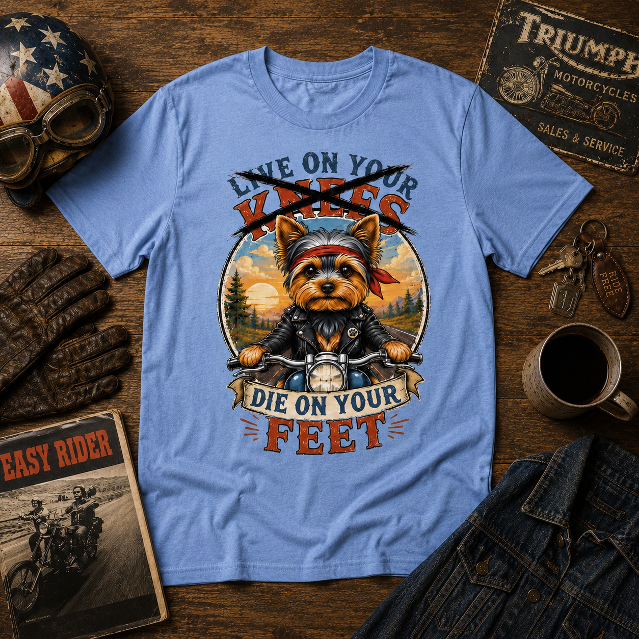 Yorkie "Freedom" Unisex Tee