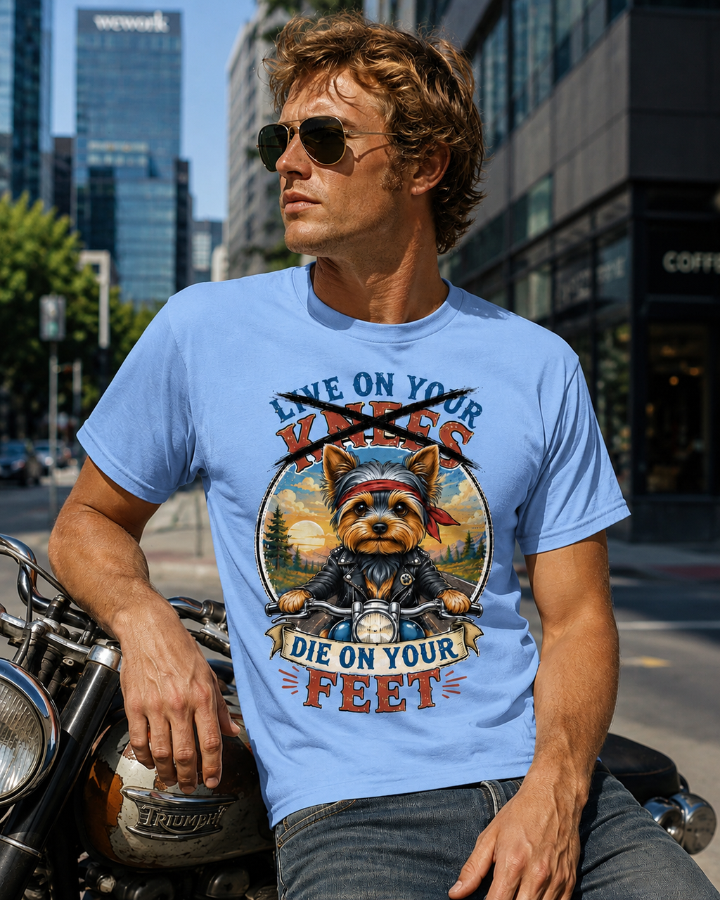 Yorkie "Freedom" Unisex Tee