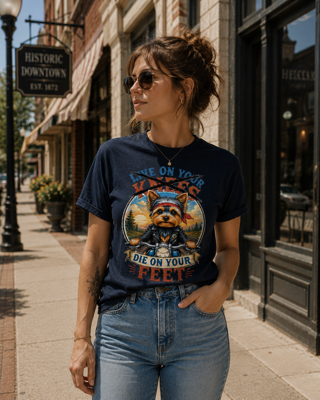 Yorkie "Freedom" Unisex Tee