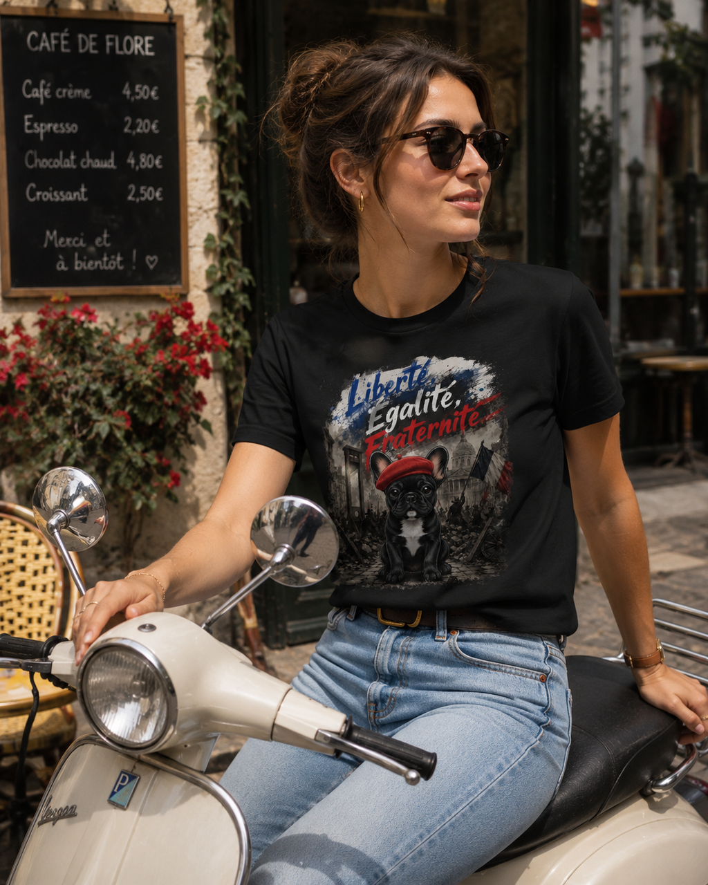 French Bulldog "Revolutionary" Unisex Tee