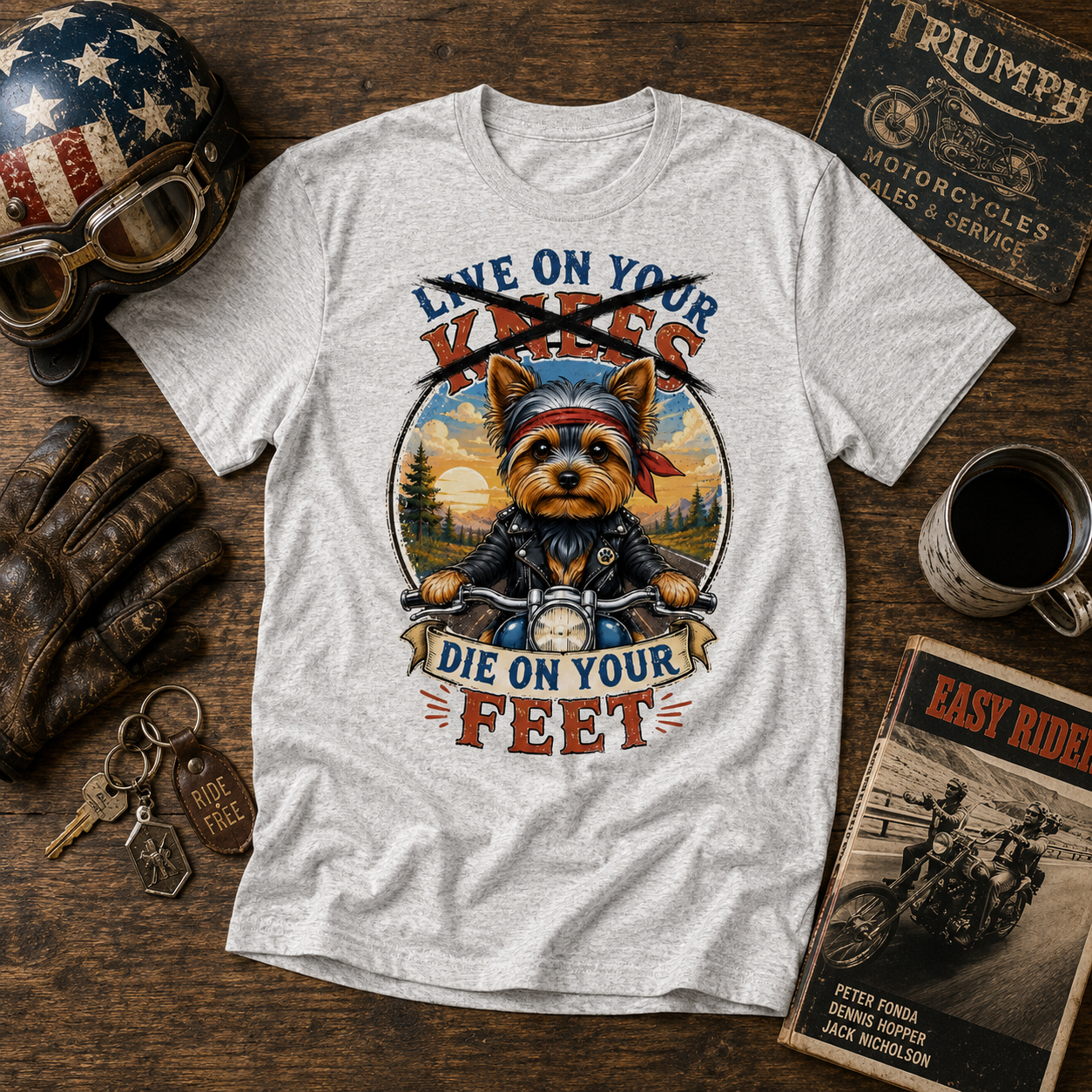 Yorkie "Freedom" Unisex Tee